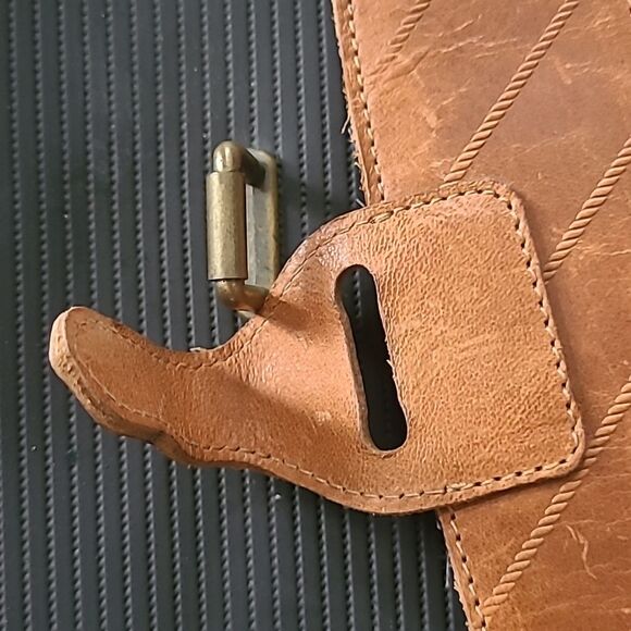 EUC Gianfranco Lotti messenger portfolio bag made in Italy w/ pen - Picture 8 of 10